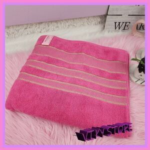💖 NWT Juicy Couture Pink Beach Towel 100% Cotton 28x54 #7224 💖